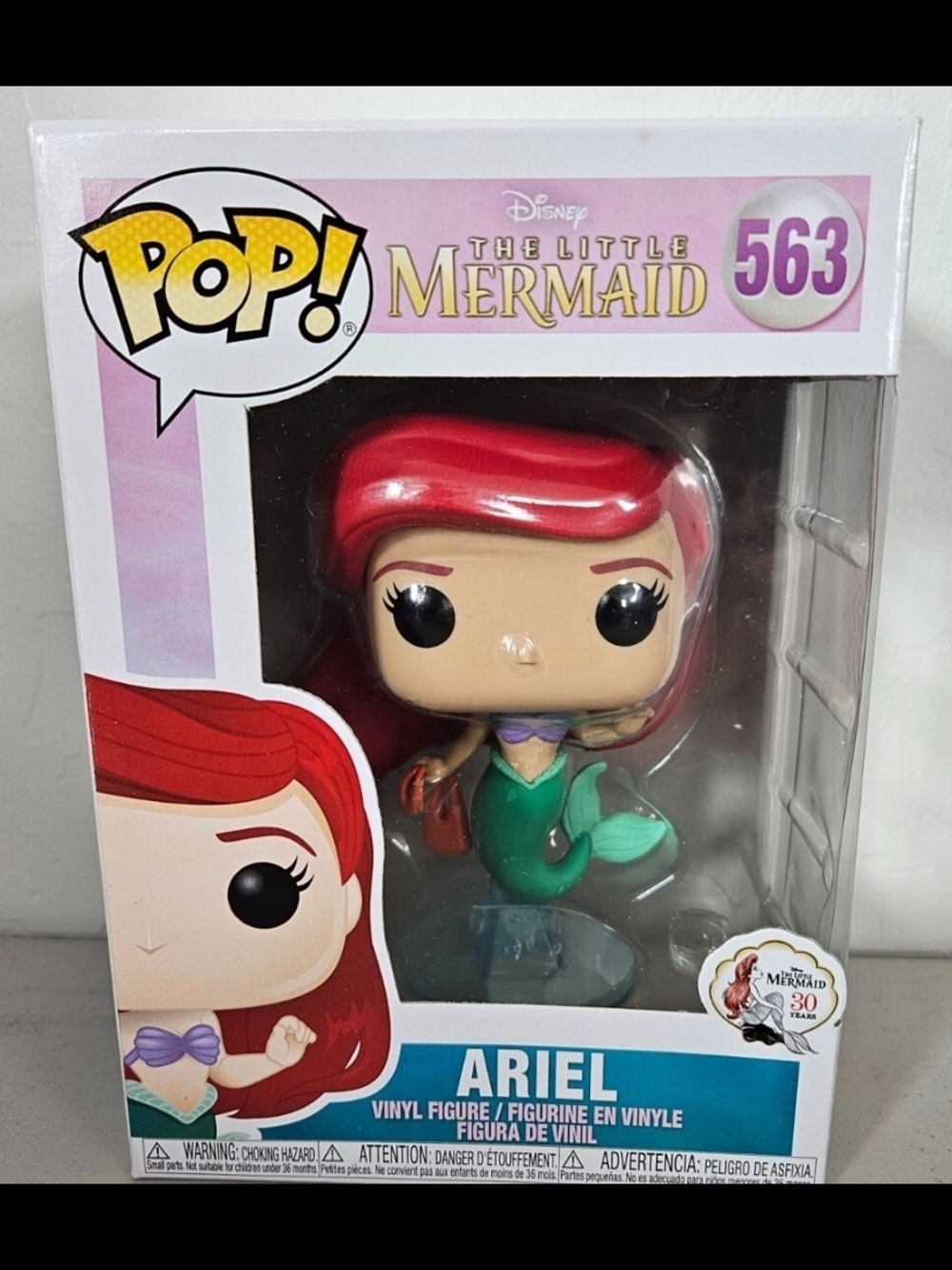 Funko Pop! Ariel Vinyl Figure - Red Hair, Green Tail